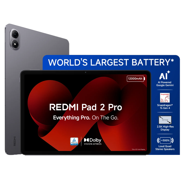 Redmi Pad 2 Pro 5G (8GB RAM, 256GB Storage, RPAD2PRO5G8256GB)