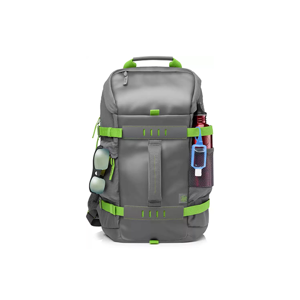 HP Odyssey Backpack for 15.6-inch Laptop (Grey/Green) (HPODDSSEYGRNBACKPACK)