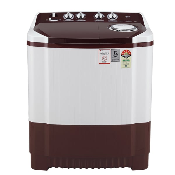 LG 8 kg 5 Star Rating Semi Automatic Top Load Washing Machine (P8030SRAZ)