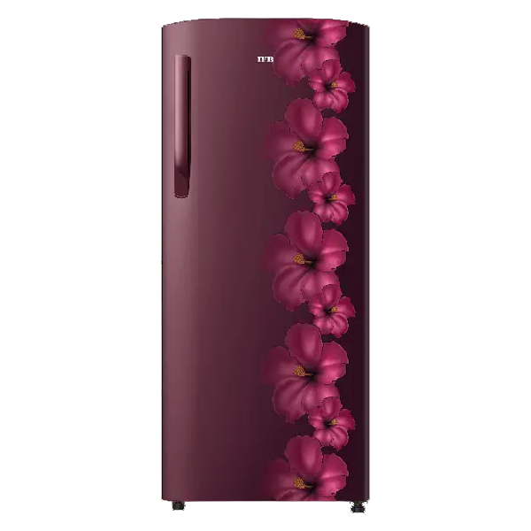 IFB 222 L 3 Star Single Door Direct Cool Refrigerator (Red - Flower, IFBDC2483FRH)