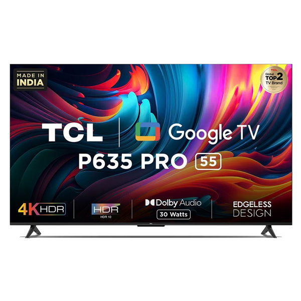 TCL P635 Pro 55 inch 4K HDR LED TV (TCL55P635PRO)