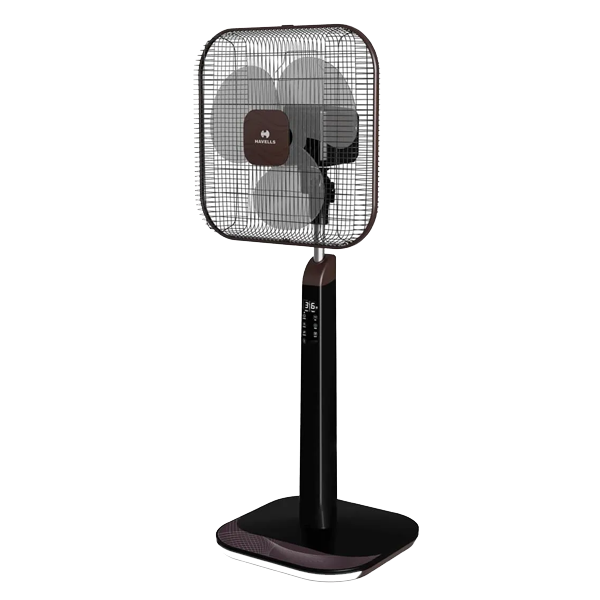 Havells Aindrila Premium Pedestal Fan Brown Black (400MMAINDRILAPREMPF)