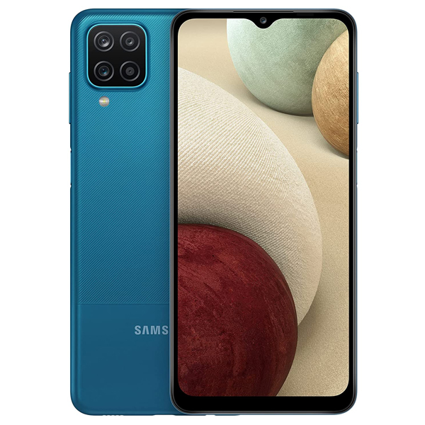 SAMSUNG Galaxy A12 (Blue, 64 GB)  (4 GB RAM) (A12464BLUE)