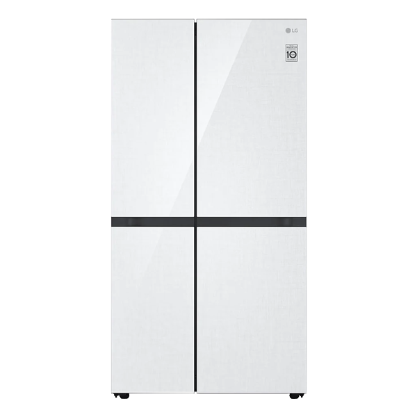 LG Wi-Fi Inverter Frost-Free Side-by-Side Refrigerator (GCB257UGLW, Linen White)