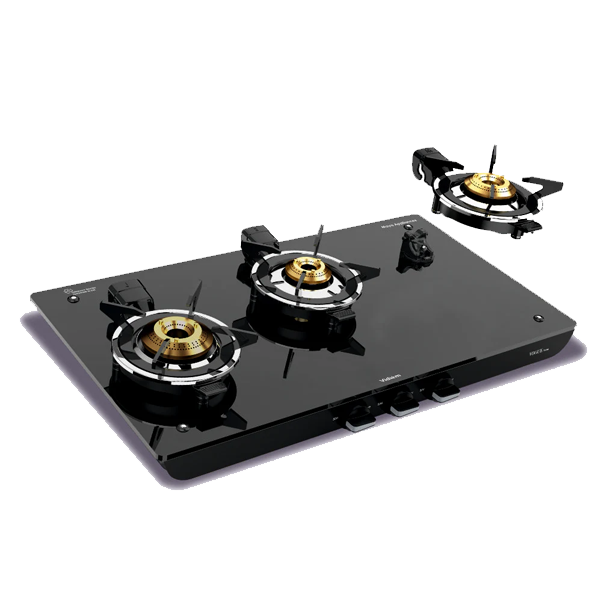 Vidiem Vogue Vesta 3 Burner Gas Stove (VIDIEMVOGUEVESTA3B)