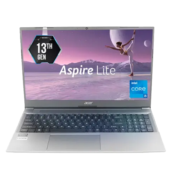 Acer Aspire Lite Laptop (13th Gen Core i3-1305U/ 8 GB RAM/ 512GB SSD /15.6 Inch FHD Display /Win 11 /MS Office /ACERUN34ESI005CI3)