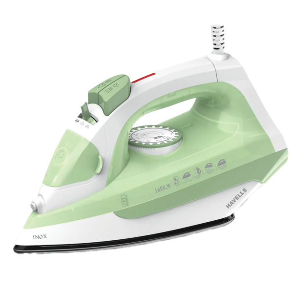 Havells Inox Steam Iron 1600W with PTFE Soleplate (INOX1600WSI)