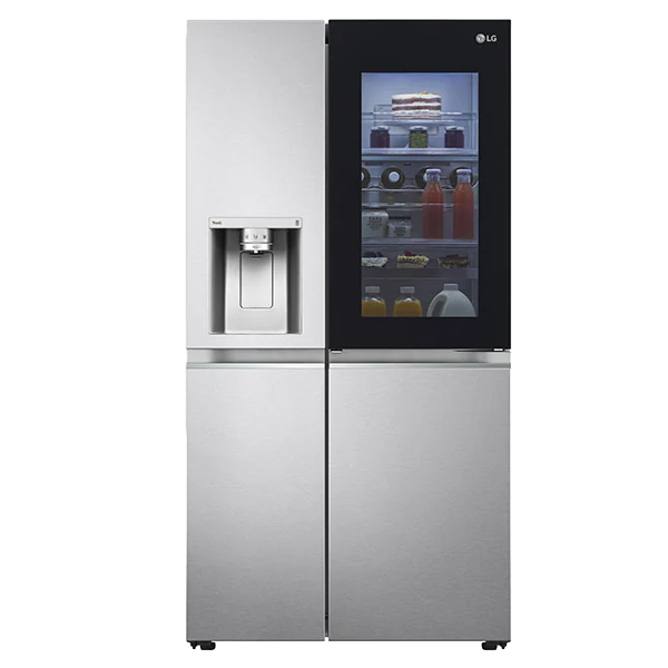 LG 674 Litres Frost Free Side by Side Door Smart Wifi Enabled Refrigerator with InstaView Door-in-Door (GCX257CSES)