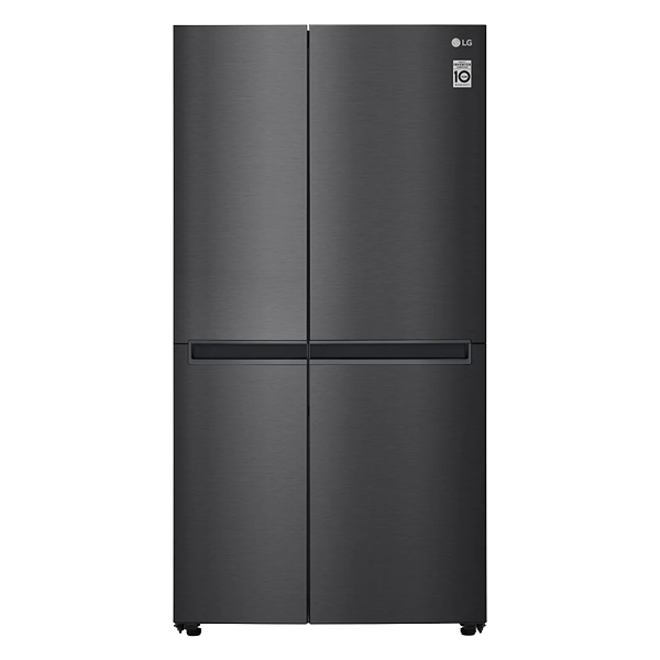 LG 688 L Frost Free Smart Inverter Side-by-Side Refrigerator (GCB257KQBV, Dark Graphite Steel, Multi Digital Sensors and Express Freezing)