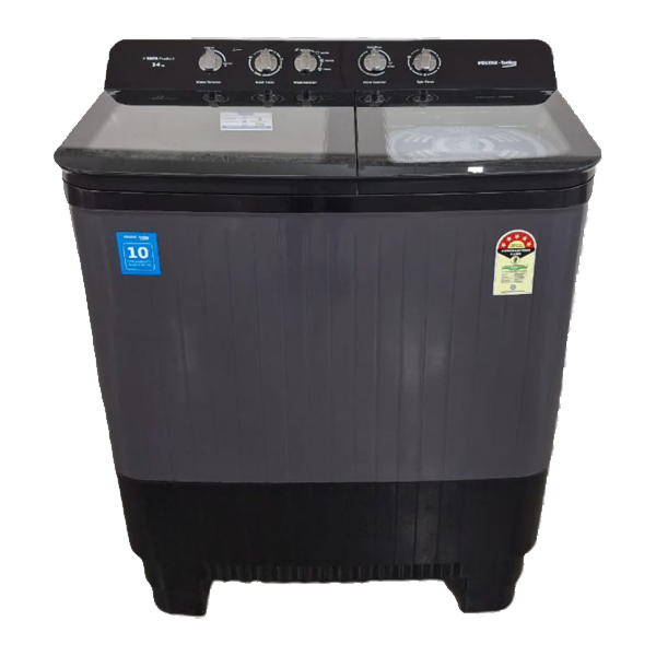 VOLTAS BEKO 7 Kg 5 Star Semi-Automatic Top Loading Washing Machine (WTT70DLIMBKSSBK4)