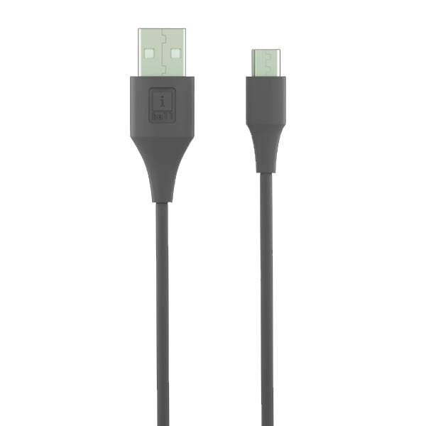 iBall IB-Type-C 1.2M USB Charge & Data Sync 1.2 Meter Long Fast Charging Cable (Black) (IBUCPREMIUMMICRO1.2M)