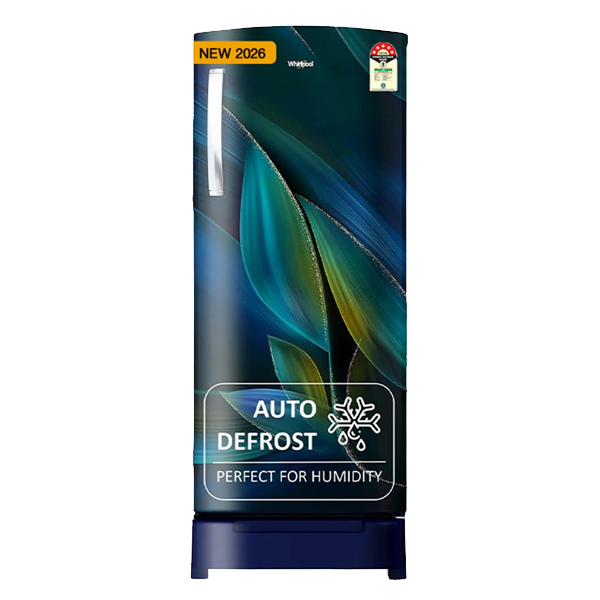 Whirlpool 236 L 5 Star Frost Free Inverter Direct-Cool Single Door Refrigerator Blue Velvet-Y (260IMPROPLSROY5SIBVY)