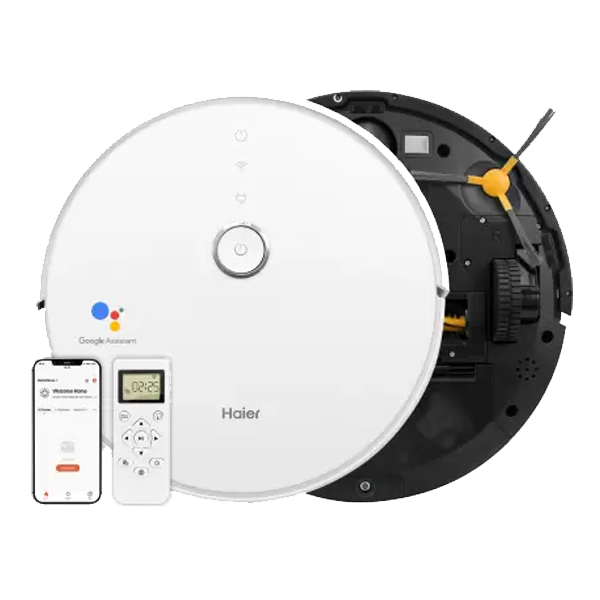 Haier Robotic Floor Cleaner (WiFi Connectivity, Google Assistant, Silver, TH27U1)