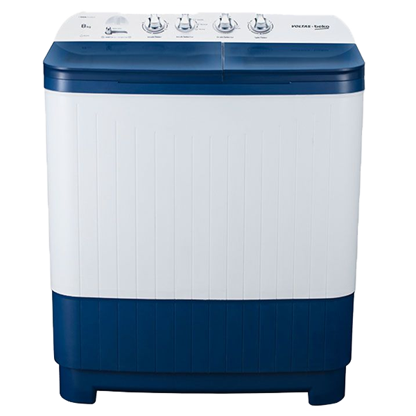 Voltas 8 kg Semi Automatic Washing Machine (Sky Blue, WTT80DBLG)