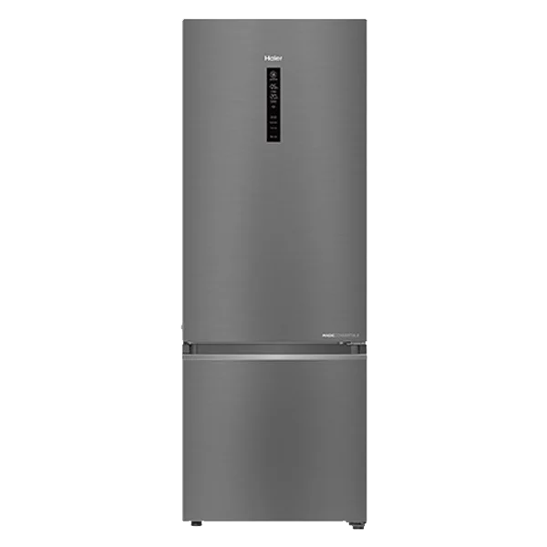 Haier 346 Ltr 3 Star Frost Free Double Door Refrigerator (Silver) (HRB3664BS)