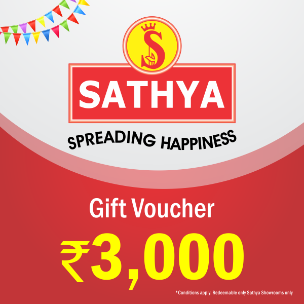 SATHYA PROMOTIONAL COUPON RS.3000 (3000PROMOCOUPON)