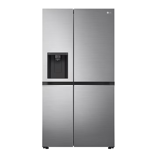 LG 635 Litres Side by Side Refrigerator with Smart Diagnosis (GLL257CPZX, Shiny Steel)