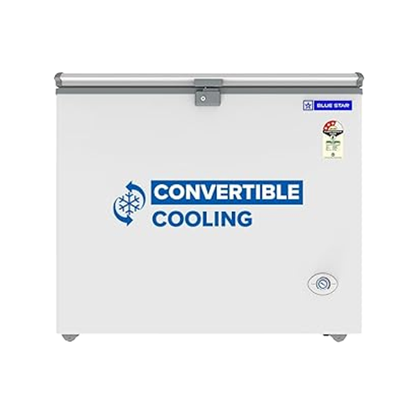 Blue Star 215L Hard Top Single Door Deep Freezer (4 Star, White, HT3N230)