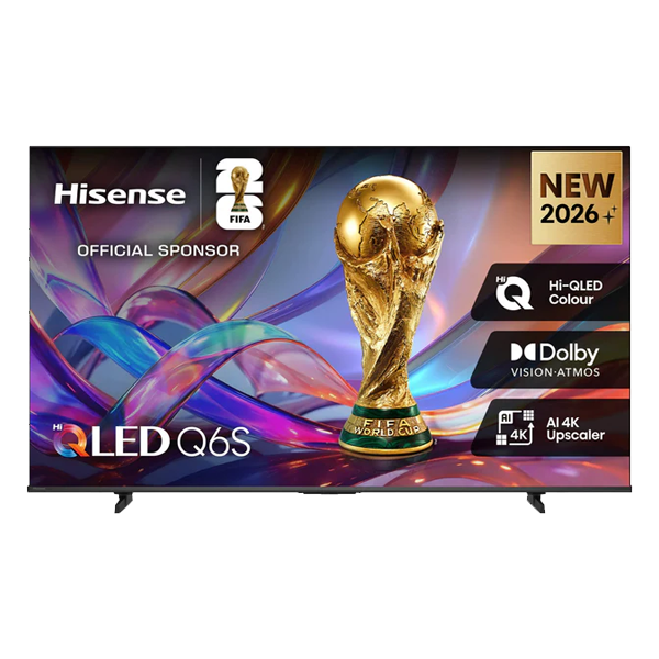 Hisense 75Q6S 75 Inch QLED 4K AI Smart TV (HISENSE75Q6S)