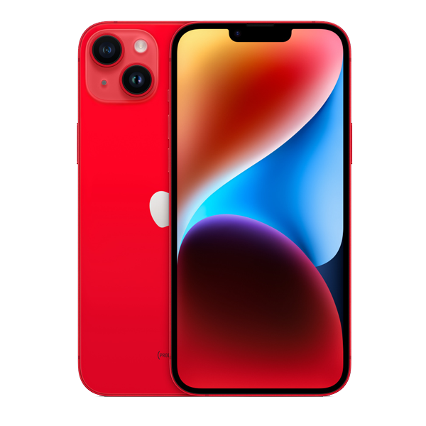 Apple iPhone 14 Plus (128GB, Red, IP14PLUS128GBRED)