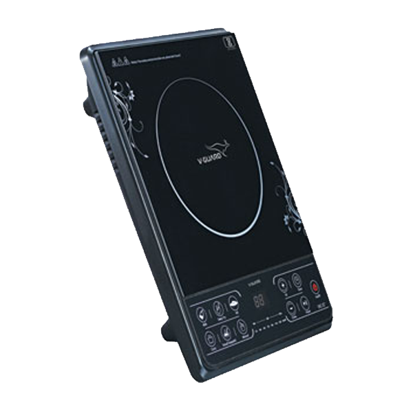 V-Guard VIC 07 1600W Black Induction Cooktop (INDCOOKVIC07V11600W)