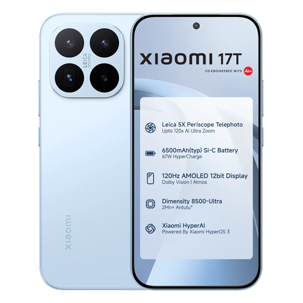Xiaomi 17T 5G (12GB RAM, 512GB Storage, MI17T5G12512GB)