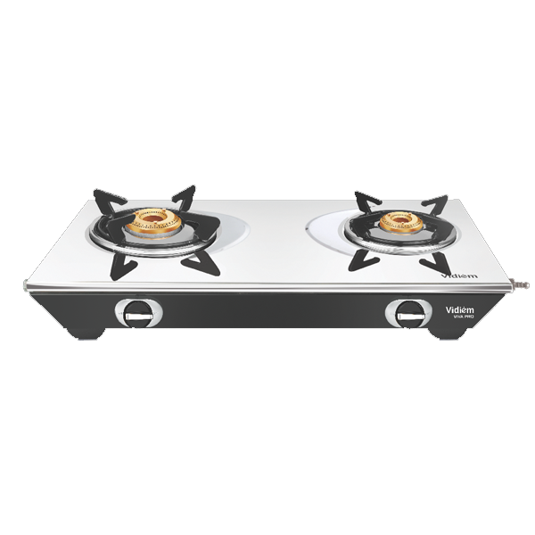Vidiem VIVA PRO 2Burner Gas Stove (VIDIEMVIVAPRO2B)