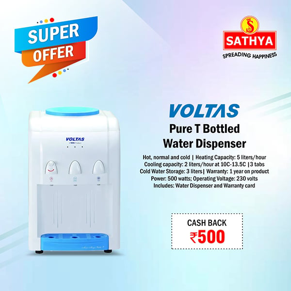 Voltas Pure T Bottled Water Dispenser (MINIMAGICPURE-T)