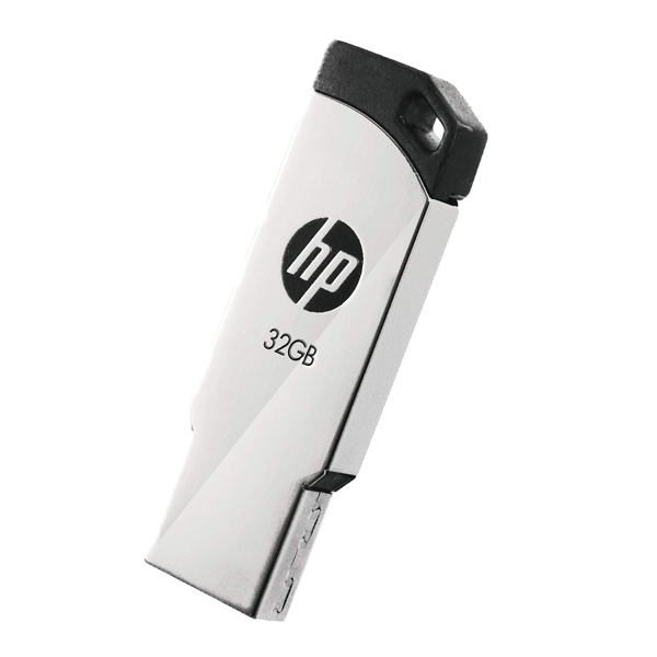 HP 32GB USB 2.0 Flash Drive (HPV23632GBUSB2.0, Silver)