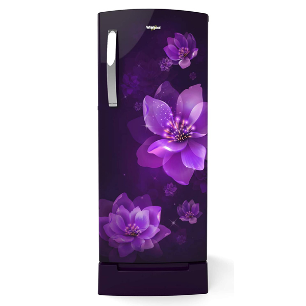 Whirlpool 200 L Direct Cool Single Door 3 Star Refrigerator with Base Drawer  (Purple Mulia) (230IMPROROY3SPPLEMUL)