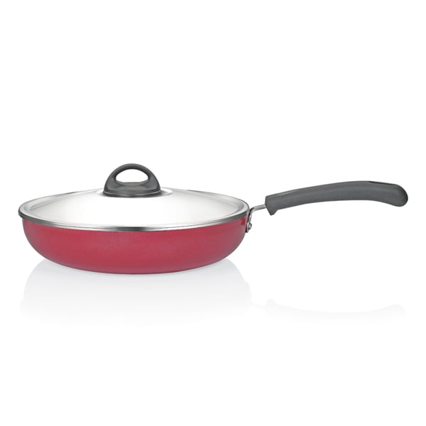 Premier Non-Stick Fry Pan Classic With Stainless Steel Lid 24 cm Non-Stick Coated Cookware Set (24CMFRYPANDEEPCLASIC)