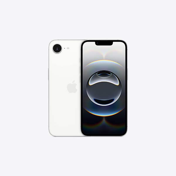 Apple iPhone 16e (128GB, White, IP16E128WHTMD1R4)