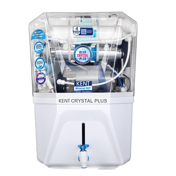 kent Crystal Plus 9.5 Ltr Water Purifier,White (CRYSTALPLUSALK)