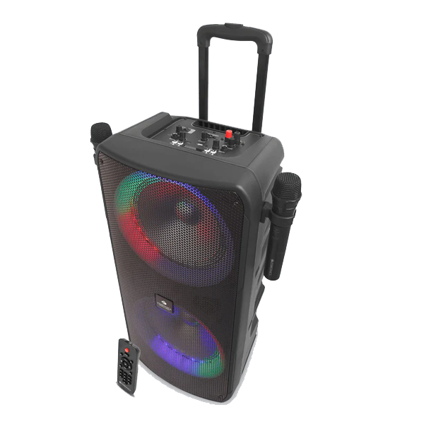 Zebronics Jolt Plus Trolley DJ Comes with Dual Full-Range 25.4cm Drivers 100 W Bluetooth Party Speaker (Black, ZEBTSJOLTPLUS)