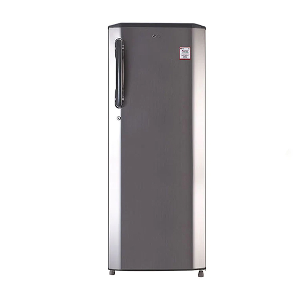 LG 270 L Direct Cool Single Door 3 Star Refrigerator  (Shiny Steel) (GLB281BPZX)
