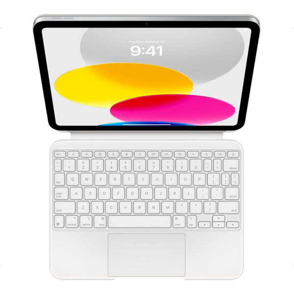 Apple Magic Keyboard Folio Case For iPad 10th Generation (14 Key Function Row, IPD10GENMCKDFOLMQDP3, Silver)