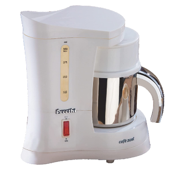 Preethi Cafe Zest CM 210 10 Cups Coffee Maker - White (COFFEEMAKERNEWCAFEZE)