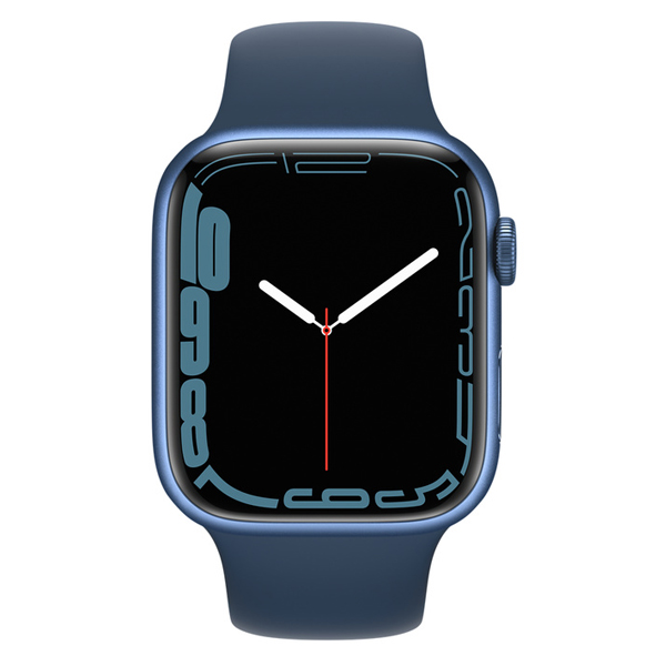 Apple Watch Series 7 (GPS + Cellular, 41mm) - Blue Aluminium Case with Abyss Blue Sport Band - Regular (IWS7CELL45MMABYSSBLU)