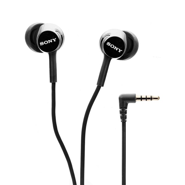 Sony EX155AP Wired Headset  (Black, In the Ear) - SONYWHPMDREX155AP