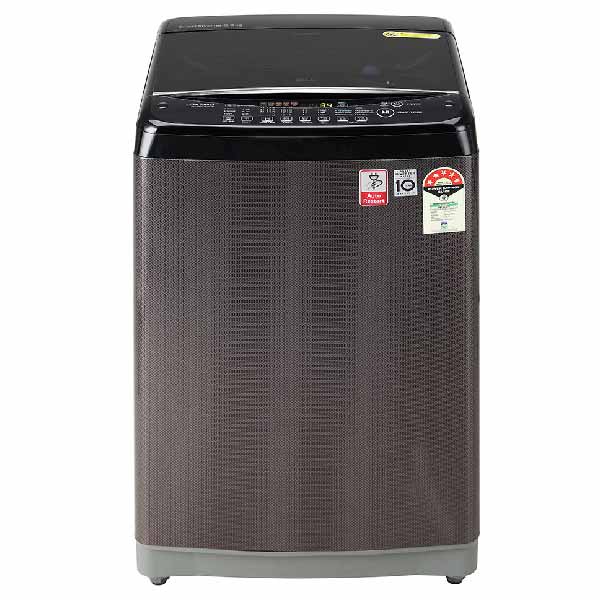 LG 8 kg 5 Star Rating Fully Automatic Top Load Black  (T80SJBK1Z)