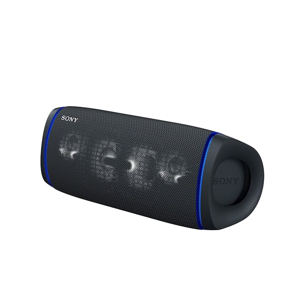 Sony SRS-XB43 Wireless Extra Bass Bluetooth Speaker with 24 Hours Battery Life, Party Lights, Party Connect, Waterproof, Dustproof, Rustproof, Speaker with Mic, Loud Audio for Phone Calls (Black)(SONYWEBTSRSXB43)
