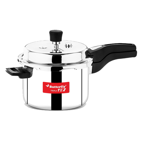 Butterfly 3 Ltr Tez Triply Pressure Cooker (3LTEZSS)