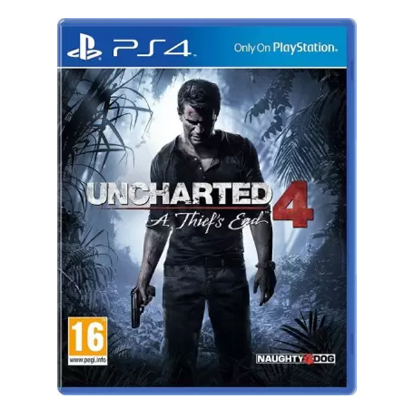 Sony playstation game CD Uncharted 4: A Thief's End (PS4) (PS4CDUNCHARTED4ATEND)