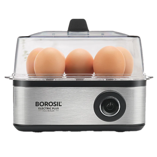Borosil Electric Plus Egg Boiler (Boil Upto 8 Eggs At A Time, BRSEBELEPLUS8EGG)