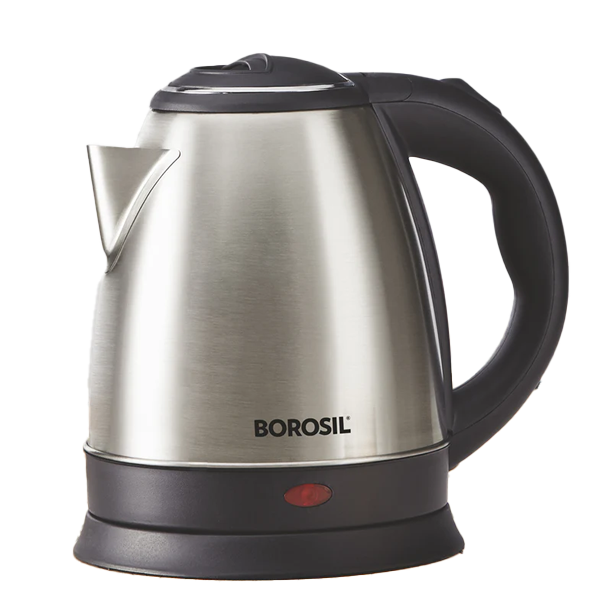 Borosil Rio Stainless Steel 1350W Electric Kettle ((1.5L, BRSETKRIO1.5L)