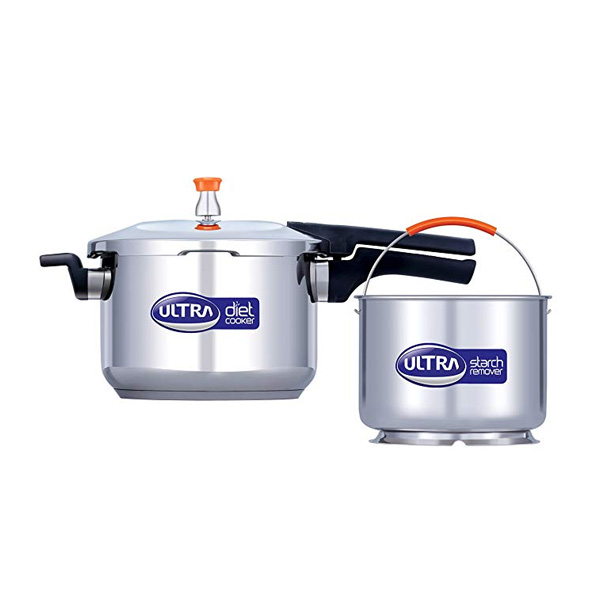 Ultra Diet 3 L Stainless Steel Pressure Cooker (3LDIET+SS)