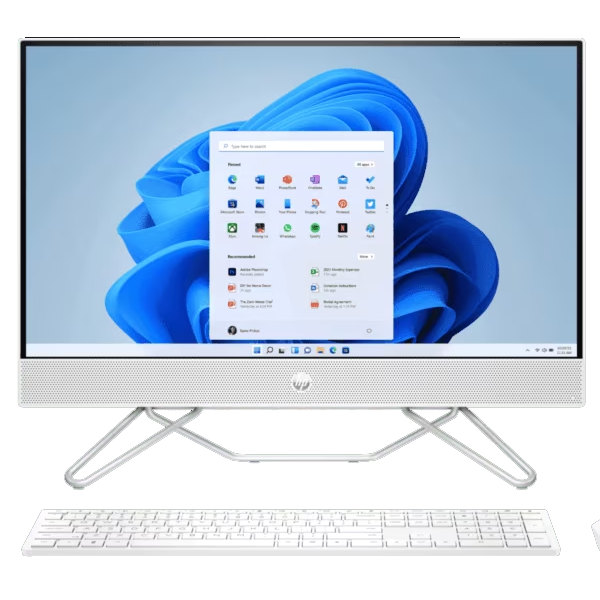 HP 23.8 Inch Full HD Display Intel Core i5 12th Gen Windows 11 Home Desktop (8GB, 1TB HDD, 256GB SSD, HPDTAIO24CB1902INCI5)