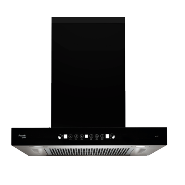 Preethi Chimney Alcor With Aluminium Duct (Black, ALCORKH317)