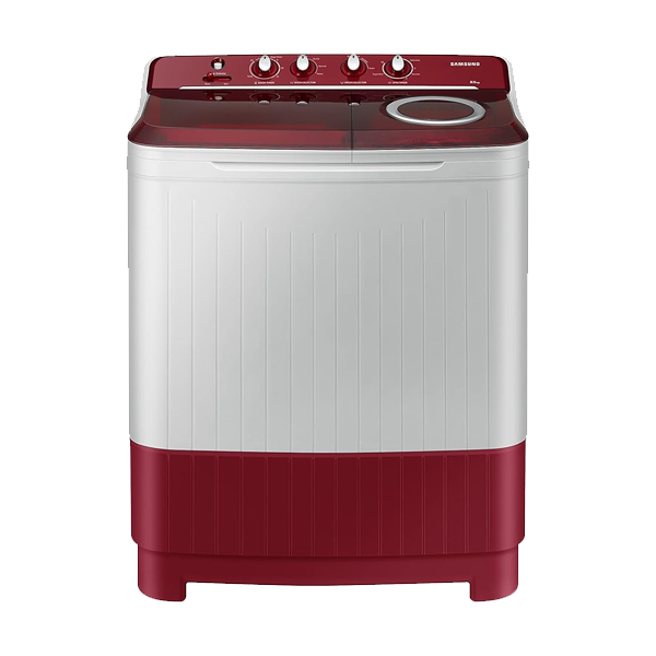 Samsung 8.5 Kg Semi Automatic Top Load Washing Machine Grey, Red (WT85B4200RR)