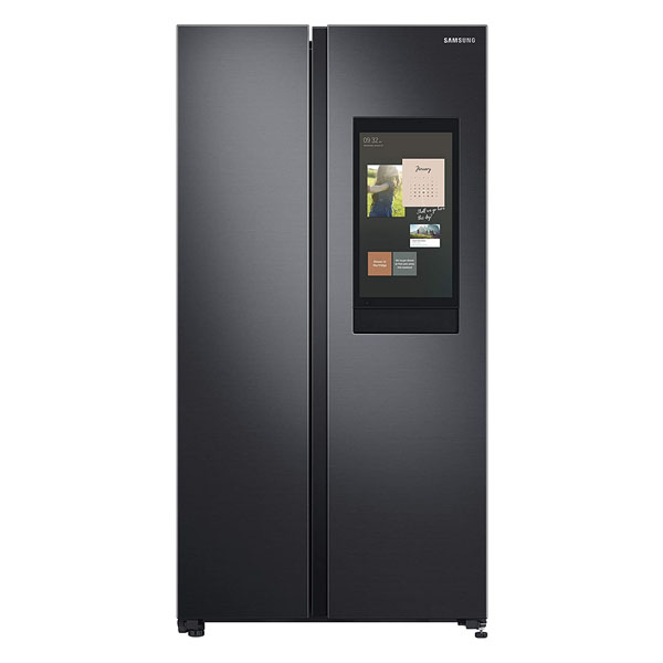 Samsung 673 Litres Frost Free Digital Inverter Side-by-Side Refrigerator (Curd Maestro, SpaceMax Technology, Gentle Black Matt) (RS72A5FC1B4)